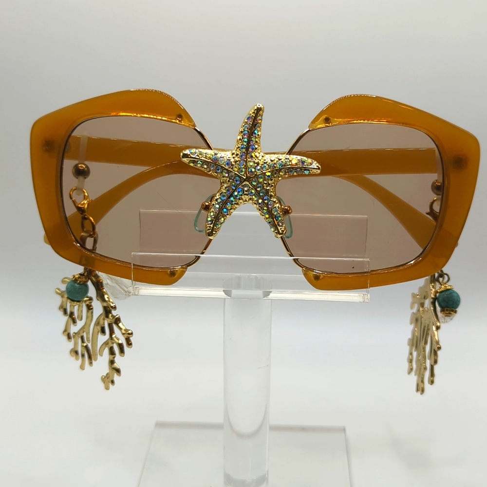 Stage or festival custom-made sunglasses.